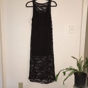 Suerte Black Lace Dress